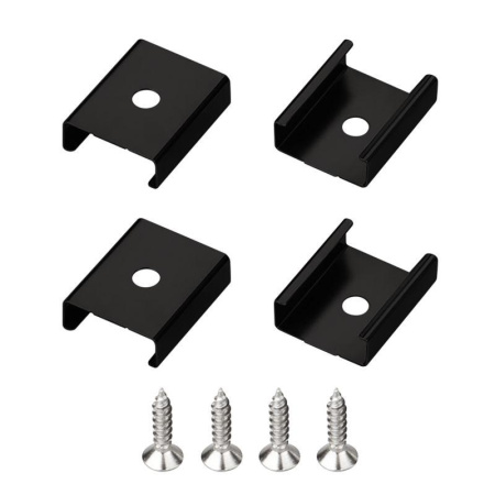 Держатель SL-MINI-10 BLACK металл (комплект) Arlight 049444