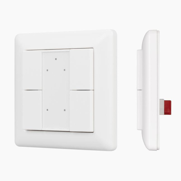Панель Knob SR-KN9550K4-UP White (KNX DIM) (IP20 пластик) Arlight 021369