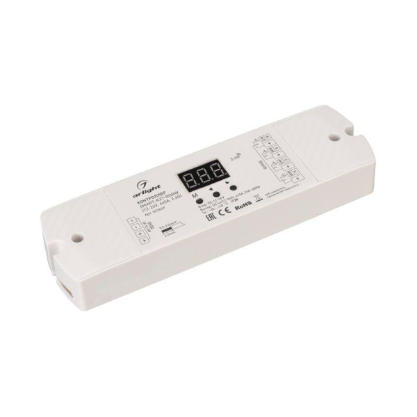 Контроллер SMART-K27-RGBW (12-24В 4х5А 2.4G) (IP20 пластик) Arlight 022669