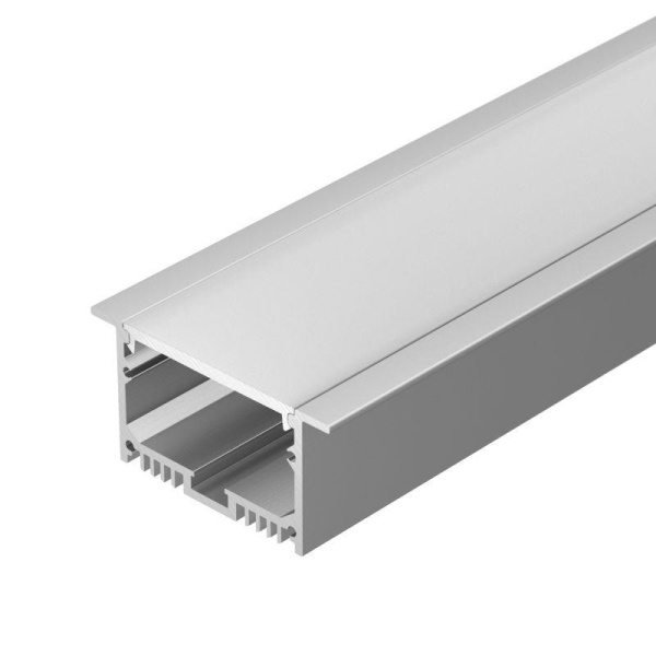 Профиль SL-LINIA62-F-2500 ANOD+OPAL L2500 с экраном алюм. Arlight 020470