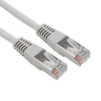 Патч-корд F/UTP кат.5e RJ45-RJ45 LSZH экранир. 1.5м сер. Rexant 18-8004-1