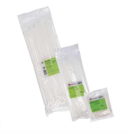 Хомут нейлоновый КСЗ 5х250 бел. (уп.100шт) Fortisflex 90332