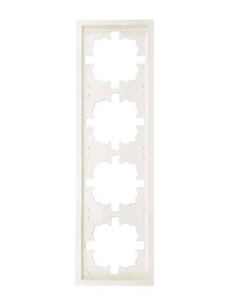 Рамка 4-м ZIMA горизонт. сл. кость LEZARD 704-9000-149