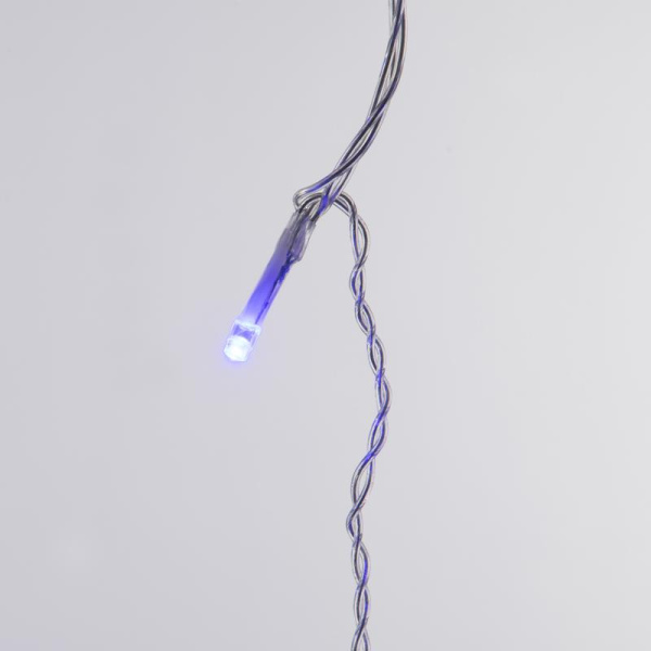 Гирлянда занавес светодиод. ULD-C3020-264/TTK BLUE IP44 с эффектом мерцания 3х2м 264 светодиода син. свет провод прозр. Uniel UL-00010919