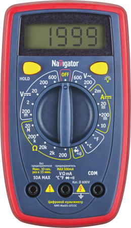 Мультиметр 93 580 NMT-Mm05-UT33C (UT33C+) Navigator 93580