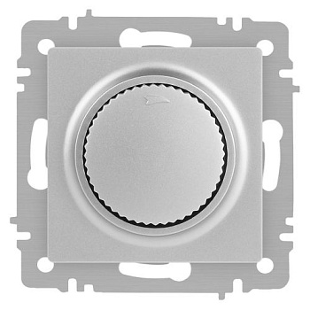 Светорегулятор поворотный СП Accent 6-401-03 600Вт 230В IP20 алюм. Intro Б0063674