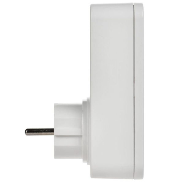 Розетка-таймер электронный РТЭ-4 16А IP20 с USB 15мин 8ч бел. IEK ERT12-1-16-O-15-2-20-K01