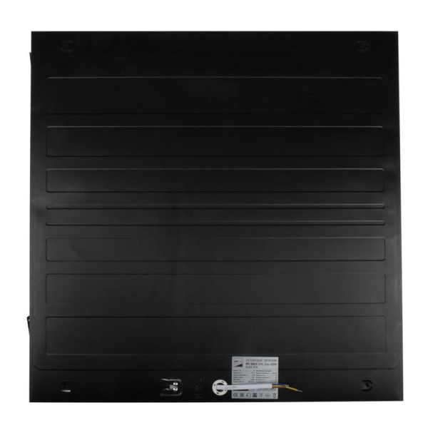 Светильник светодиодный PPL 588/G OPAL 40Вт 4000К IP40 588х588х25мм ДВО в потолок Грильято панель черн. JazzWay 5062023