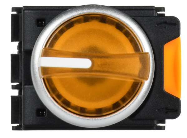 Переключатель 3 полож. 2НО с подсветкой желт. MASTER IEK MI-SW60-20XD-4-14-3-K05