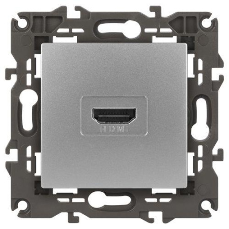 Розетка 14-3114-03 HDMI Elegance алюм. ЭРА Б0034334