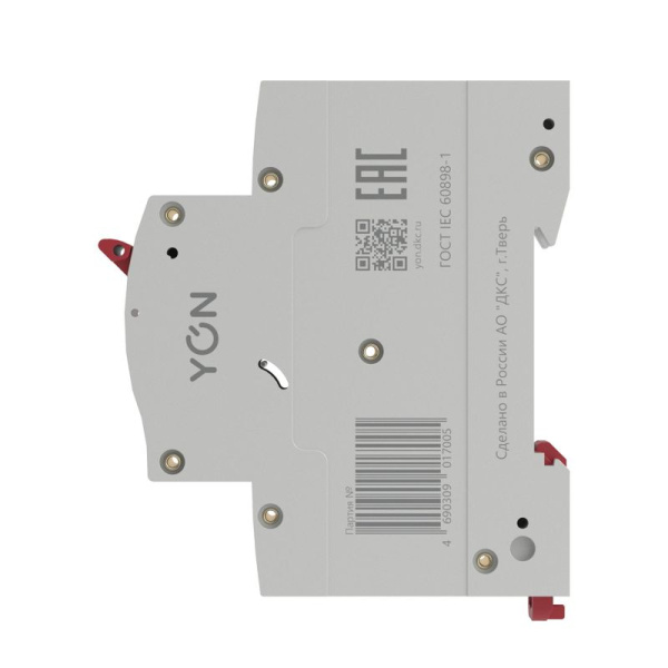 Выключатель автоматический модульный 2п B 25А 6кА YON макс (YON max) MB63 YON MB63N-2PB25