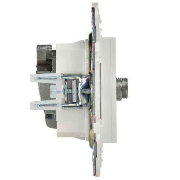 Розетка двойная TV+SAT SKANDY SK-A13W арктич. бел. IEK SK-AF20-O-K01