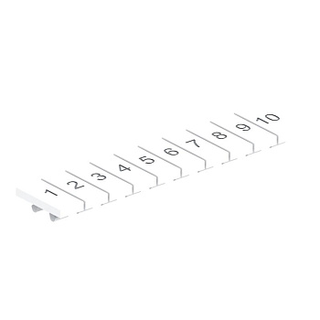 Маркировка для лазерной печати "1-10" OptiClip MC6/H/1-10 КЭАЗ 332721