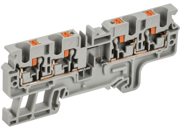 Колодка клеммная ARMAFIX CP4/4(E)D2 четырехпроводная с встроен. диодом IEK AF-CT22-07-22-K03-014