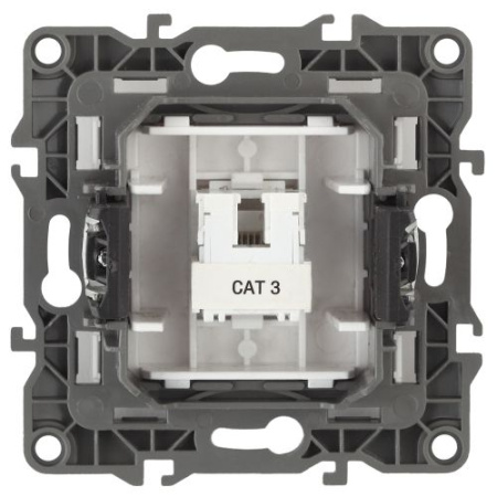 Розетка телефонная Эра12 12-3105-01 RJ11 IP20 бел. Эра Б0014711
