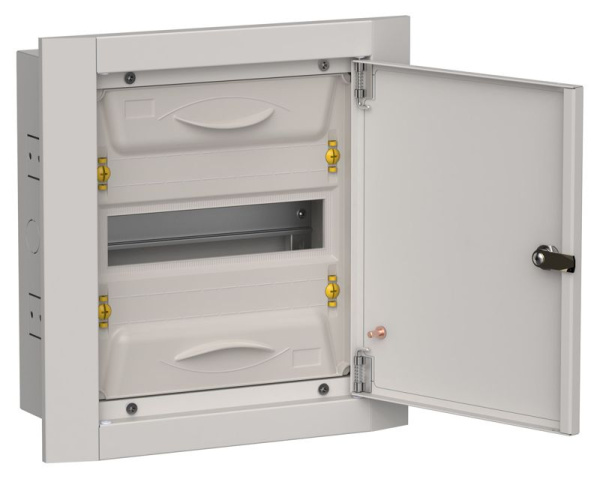Корпус ЩРв-12 (1х12) TITAN 5 380х365х130 IP31 сер. метал. IEK TI5-50-V-012-31-7035
