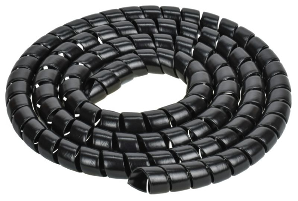 Спираль монтажная СПГ-25 черн. (уп.2м) IEK USWB1-25-02-K02
