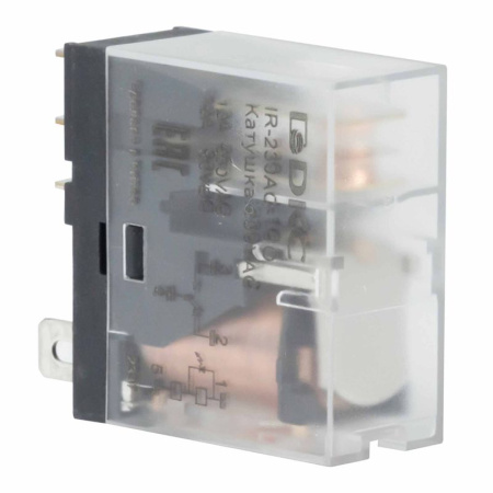 Реле одиночное 230В AC 1 прекидн. контакт DKC IR-230AC-1CO