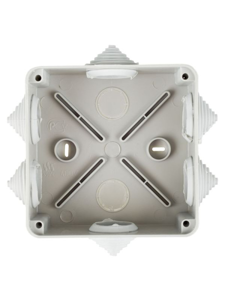 Коробка распаячная ОП 100х100х50 IP55 KM41234 IEK UKO11-100-100-050-K41-55