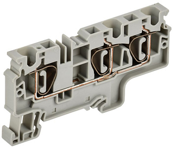 Клемма пружинная CX6-3 6кв.мм трехконтактная сер. ARMAFIX IEK AF-CT40-00-3-K03-006