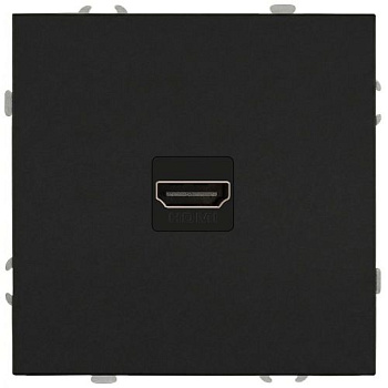 Розетка HDMI СП Galaxy 16А IP20 250В антрацит 15-3114-05 Эра Б0070798