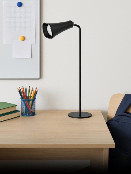 Светильник-трансформер светодиодный MAGNETIC FLEX CONE BK 3.2Вт 4000К 80/30/10лм (лампа настольн./светильник настен./лампа на прищепке) беспроводной конус черн. OSRAM 4607194234745