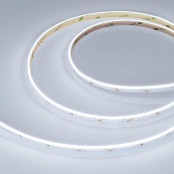 Лента светодиодная COB-S-X480-8mm 24V White 6000К 6Вт/м IP20 боков. свечение (уп.5м) Arlight 046901