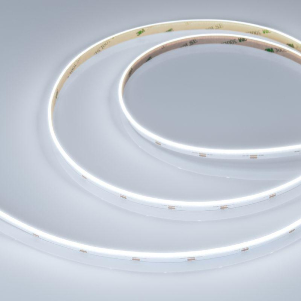 Лента светодиодная COB-S-X480-8mm 24V White 6000К 6Вт/м IP20 боков. свечение (уп.5м) Arlight 046901