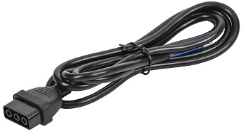 Кабель питания 1.5м для PRO светильника LED линейного черн. IEK LTP-DCKD-KP-D15-K02