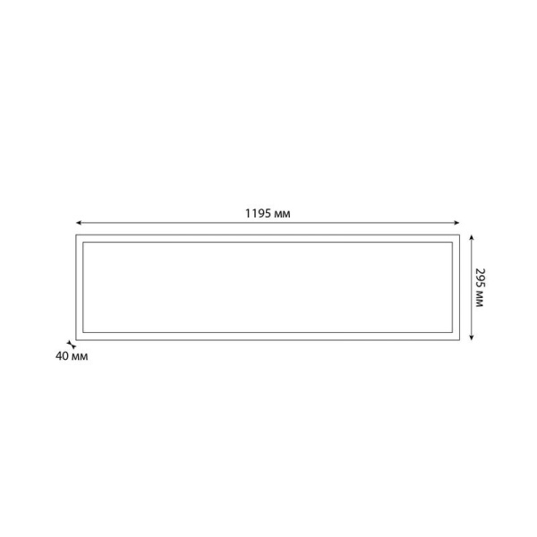 Светильник светодиодный ULP-30120 36W/4000K/LL IP40 PREMIUM OPAL WHITE 36Вт 4000К IP40 4400лм потолочн. универс. бел. равномерный свет в комплекте с источником питания бел. Uniel UL-00012377