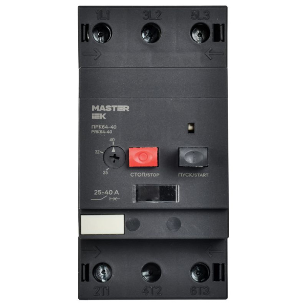 Пускатель ПРК64-40 In=40А Ir=25-40А Ue 690В KARAT IEK DMS22-40