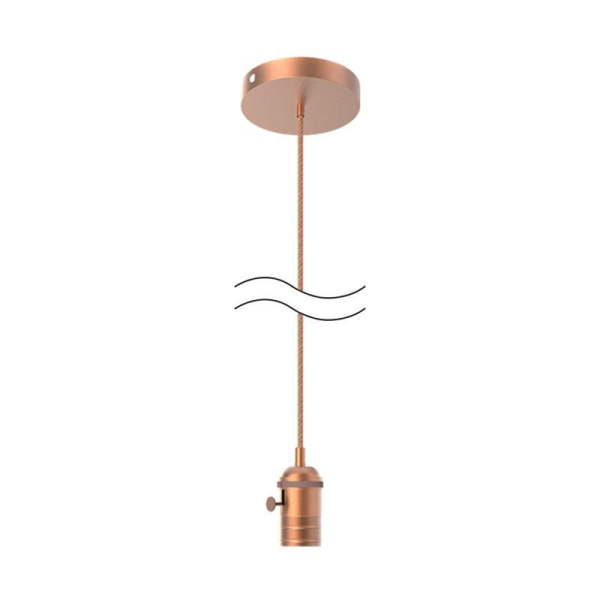 Светильник Decor E27 IP20 200-240В 1м подвесной медн. GAUSS PL043