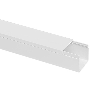Кабель-канал 25х25 L2000 пластик бел. TOKOV ELECTRIC TKE-KK-25-25-2000-WH