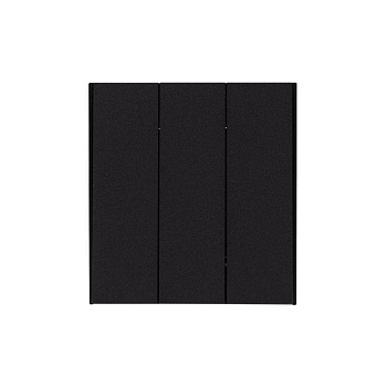 Выключатель 3-кл. СП STRONG 10А IP20 антрацит Kranz KR-78-0707-5