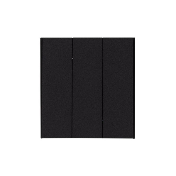 Выключатель 3-кл. СП STRONG 10А IP20 антрацит Kranz KR-78-0707-5