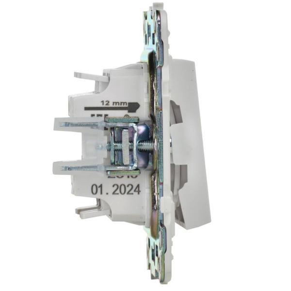 Выключатель проходной 2-кл. SKANDY 10А SK-V05W арктич. бел. IEK SK-V22-0-10-K01