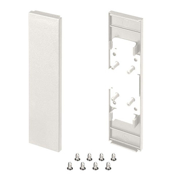 Заглушка SL-LINE-25100-DUAL WHITE глухая пластик (комплект) Arlight 043125