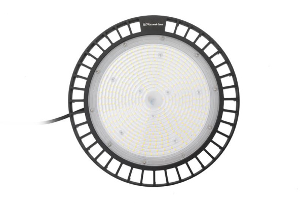 Светильник светодиодный ДСП IB 11 S 150W M 840 BK 298х298х112мм 150Вт 4000К IP65 High Bay подвес черн. Русский Свет 16091123171