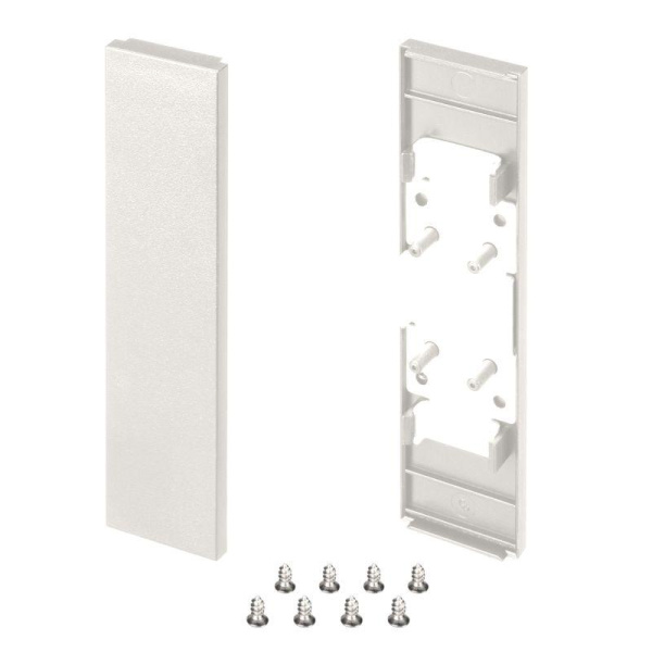 Заглушка SL-LINE-25100-DUAL WHITE глухая пластик (комплект) Arlight 043125