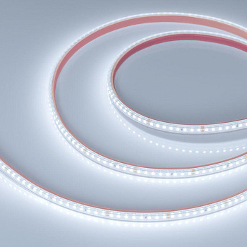 Лента светодиодная RTW-PS-A160-10mm 24V White 6000К 12Вт/м IP67 2835 высок. эффект. 150лм/Вт герметичная (уп.50м) Arlight 024555(2)