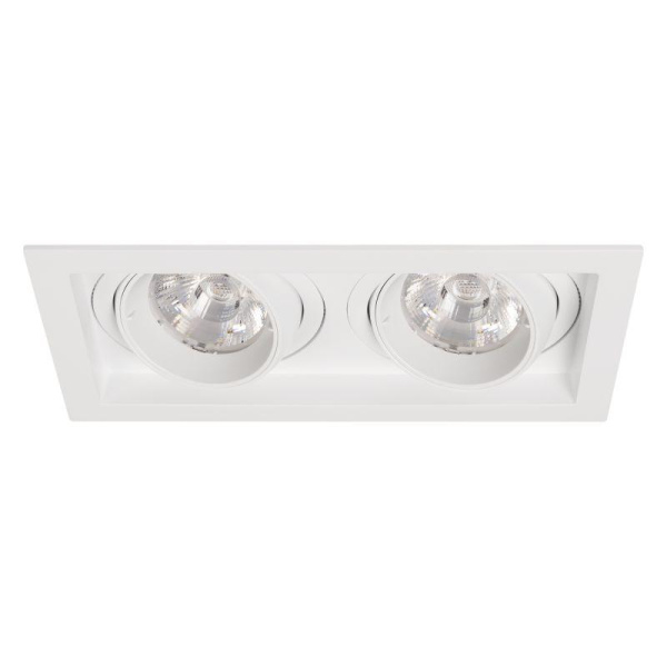 Светильник MS-VORTEX-BUILT-S210x117-2x20W Warm3000 WH-WH 20 deg 230В 2х20Вт 3000К IP20 метал. Arlight 057762