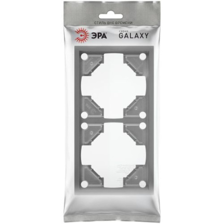 Рамка 2-м Galaxy графит 15-5002-06 Эра Б0070849
