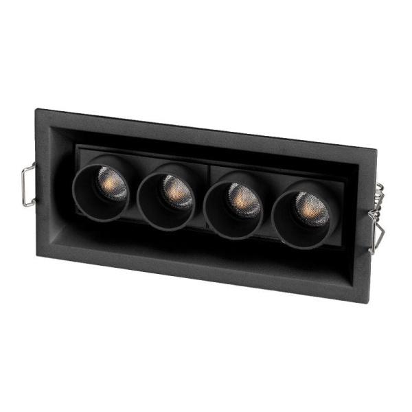 Светильник светодиодный MS-ORIENT-BUILT-TURN-TC-S67x150-10W Warm3000 BK-BK 30 deg IP20 230В металл Arlight 037208