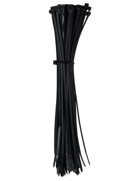 Хомут кабельный 4.8х300 нейл. черн. (уп.100шт) IEK UHH32-D048-300-100