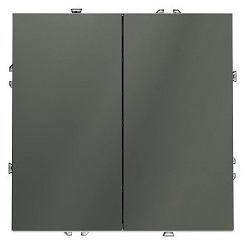 Выключатель 2-кл. СП S70 10А механизм титан Voltum VLS020106