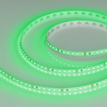 Лента светодиодная RT-A120-8mm 24V Green9.6Вт/м IP20 2835 открыт. (уп.5м) Arlight 008782(2)