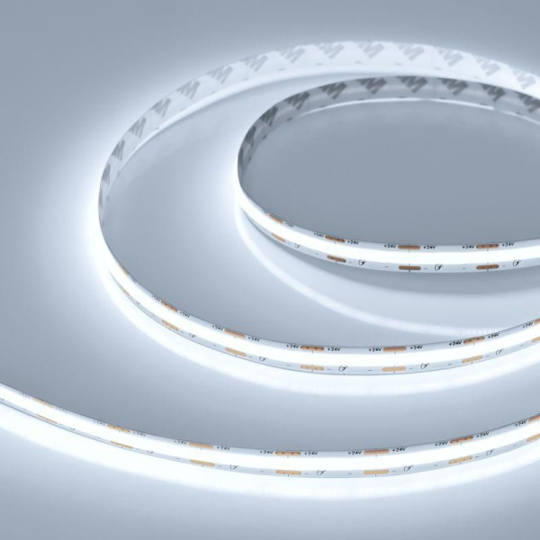 Лента светодиодная COB-X560-10mm 24V White 6000К 9.6Вт/м IP20 (уп.10м) Arlight 049058