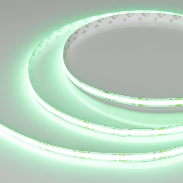 Лента светодиодная COB-X544-8mm 24V Green 11.5Вт/м IP20 CSP (уп.5м) Arlight 032174(2)