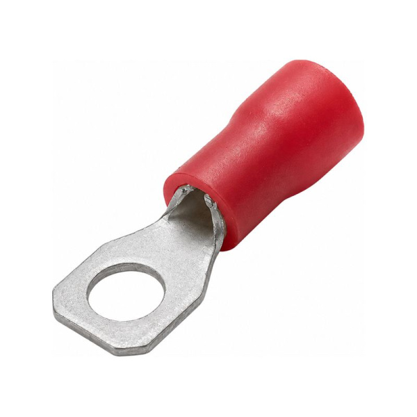 Наконечник кольц. изол. 0.25-1.5кв.мм отв. d4.2мм кр. (уп.100шт) DKC 2A4P