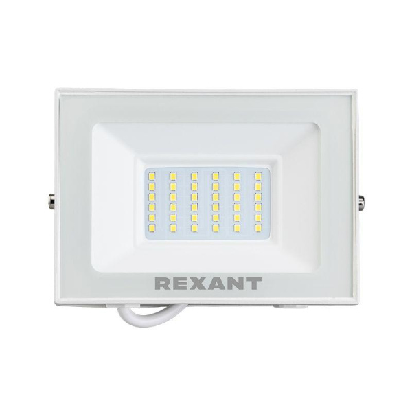 Прожектор СДО 50Вт 4000лм 5000К бел. корпус Rexant 605-026